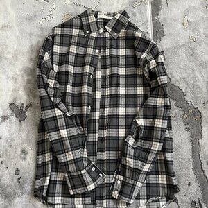 MNML LA Los Angeles Black/Gray/White Flannel Shirt